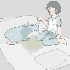 海の夜、海の朝