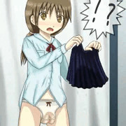 おもらし着替え中