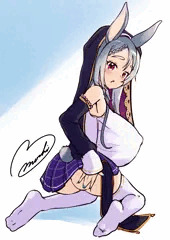 [らくがき]ウサ耳デカパイJKシスターちゃん