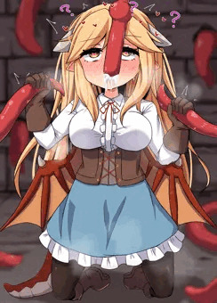触手VSアリサちゃん