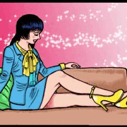 煌めく女