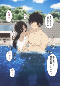 【前編】ビッチの水着は良く透ける