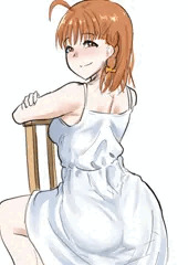 白いワンピース千歌ちゃん