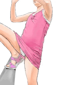 パンチラ習作