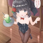 胸元ゆるゆるバニー👯‍♀️