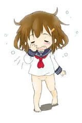 裸セーラー服雷ちゃん