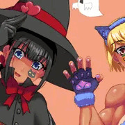 筋肉妹と筋肉後輩のハロウィン