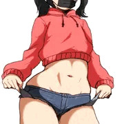 小さすぎるホッパンから飛び出るポッケの裏地