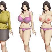 おっぱいの大きなおばさんの立ち絵
