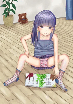 ふてくされる女児
