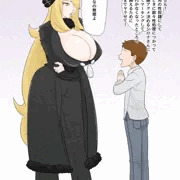 少年に言いくるめられるシロナ