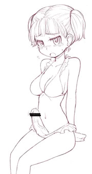 ふたなり水着ちゃん