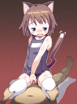 スク水にゃんこ