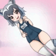 スク水ニーソなのだ