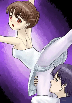 バレリーナの軸脚を支える