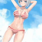 TENGAみたいな水着きやがって…！