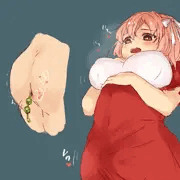 アナル責めで勃起射精ふたなりちゃん