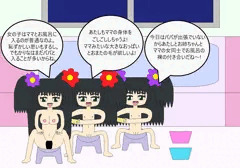 家族の女同士で幸せお風呂