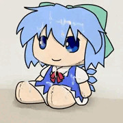チルノちゃんのぬいぐるみに