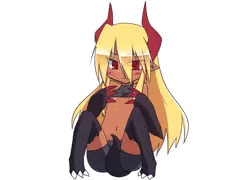褐色金髪竜娘らくがき