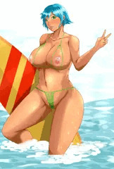 夏はやっぱり褐色エロビキニ