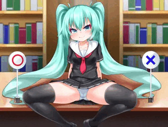 【告知】ガキおなっ!メスガキにクイズでシコ音流されて完全屈服するオナサポゲーム