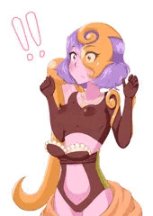 服を脱がされるアリアちゃん