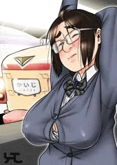 いいおっぱいの鉄JKちゃん