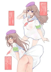 セーラーワンピ制服の風紀委員