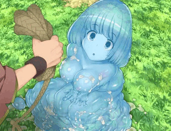 スライム娘を捕獲