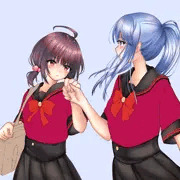 見つめ合う二人