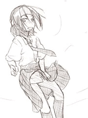 嫁に制服を着せて脱がす
