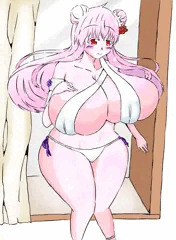 ララさん水着さとちゃん