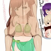 りーさんおっぱいずり