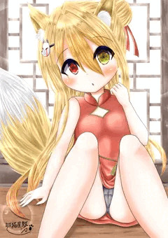 中華風の狐
