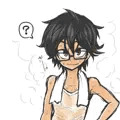 手癖で男の子描く