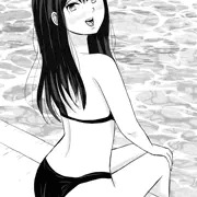灼熱プールサイドと、白桃の幻