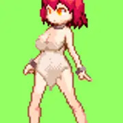 奴隷ちゃんドットアニメ(ボテ腹有)