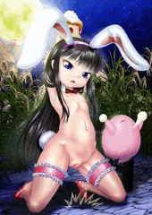 う～さぎう～さ～ぎ　なにみてはねる