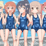 冬だけどわたてんで水着絵