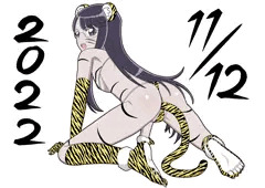 虎柄ビキニの月影ゆり