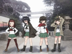 磯前神社とカバさんチーム