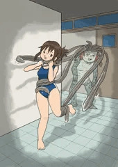 半魚人に見つかる。