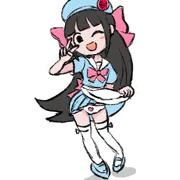 今月描いた太鼓ガール