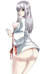 銀髪巫女