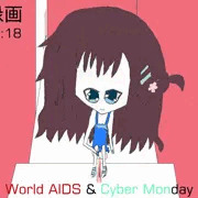 高層建物旧棟で映像制作に協力している水着少女の小便を録画する少年