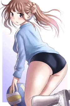 ポニーテールと体操着②