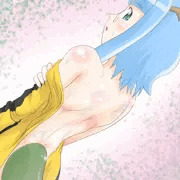 汗でべっとりじゃ