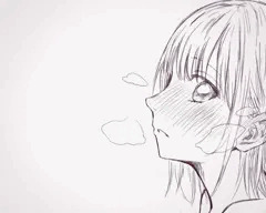 千夏先輩が首輪＋ダブピ＋横目チラチラしながらフェラしてるラフ