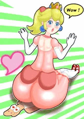 ピーチ姫の尻圧❤